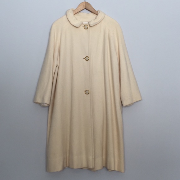 cream swing coat